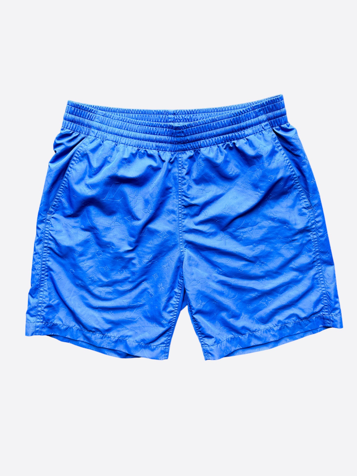 Louis Vuitton Blue Monogram Swim Shorts