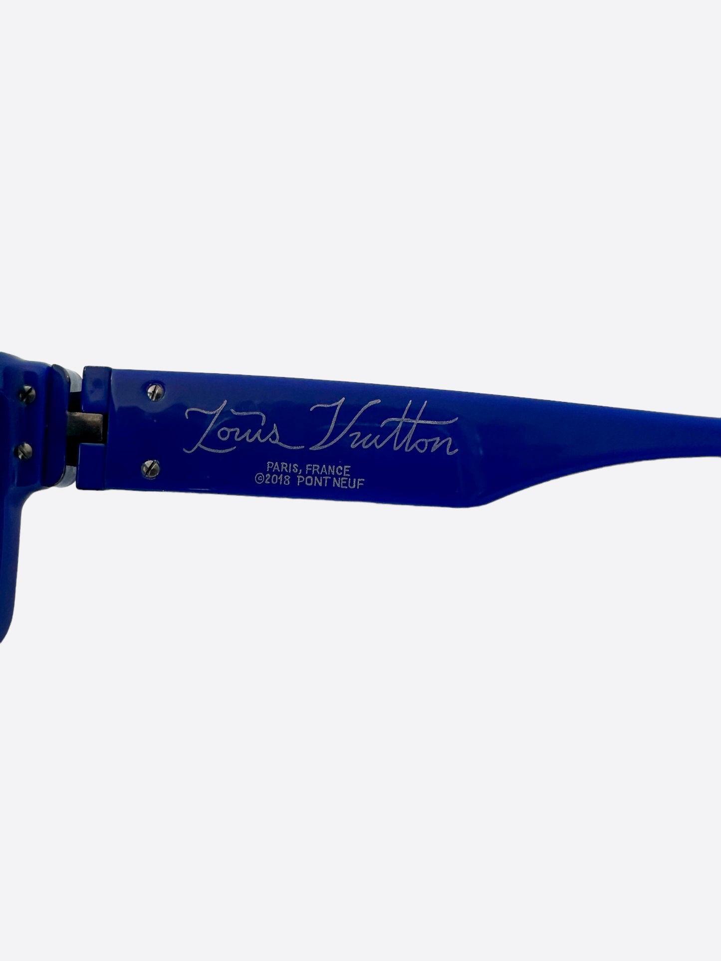 Pre-owned Louis Vuitton 1.1 Millionaires Sunglasses Cobalt