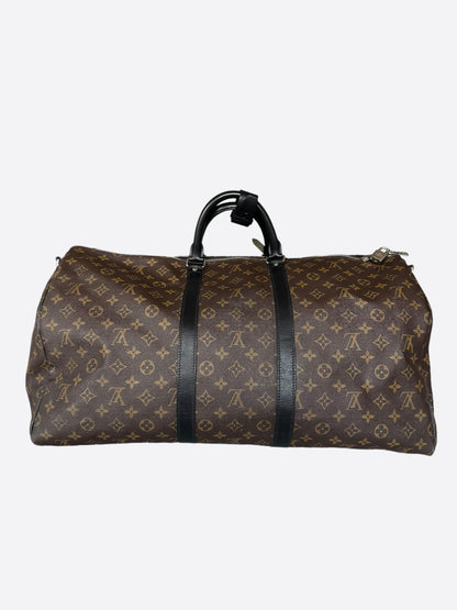 Louis Vuitton Brown Monogram Keepall 55