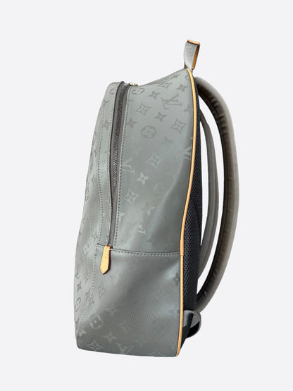 Louis Vuitton Silver Titanium Monogram Backpack