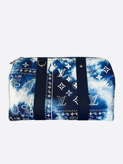 Louis Vuitton Blue Bandana Monogram City Keepall