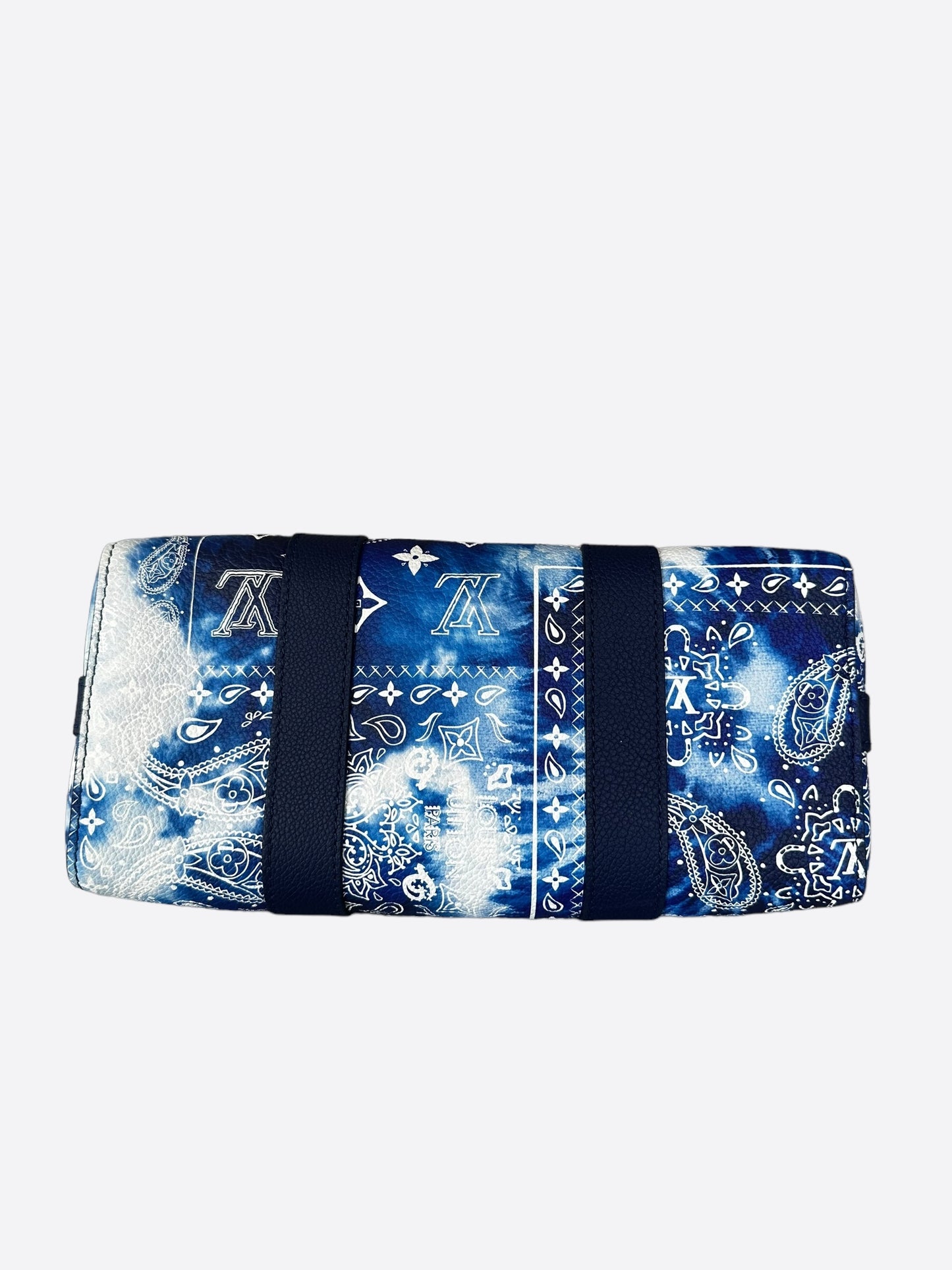 Louis Vuitton Blue Bandana Monogram City Keepall