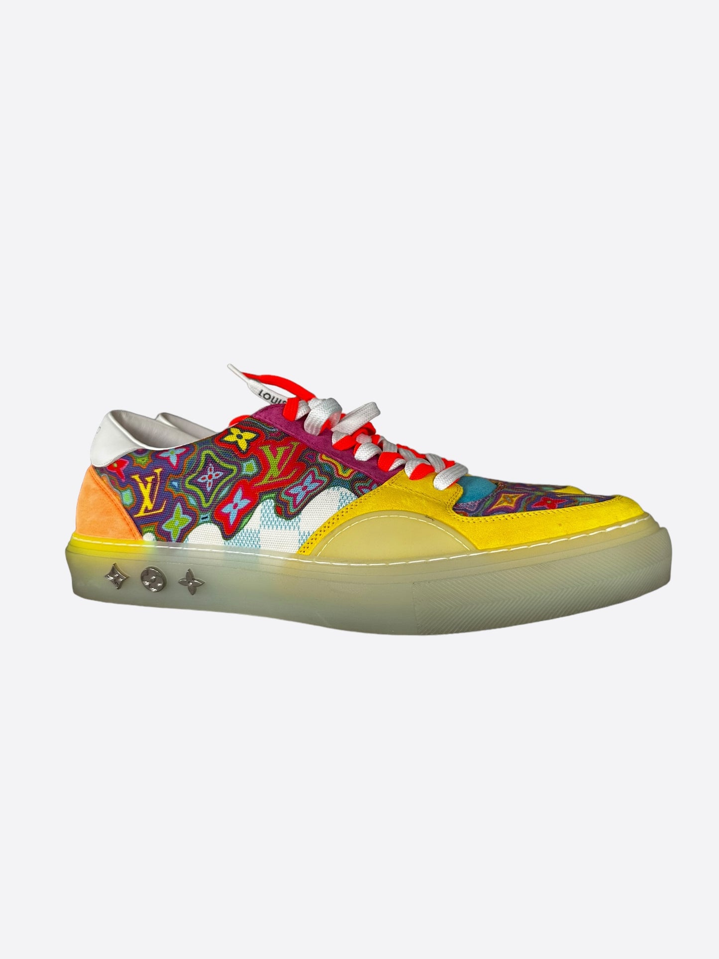 Louis Vuitton Orange Psychedelic Monogram Ollie Sneakers