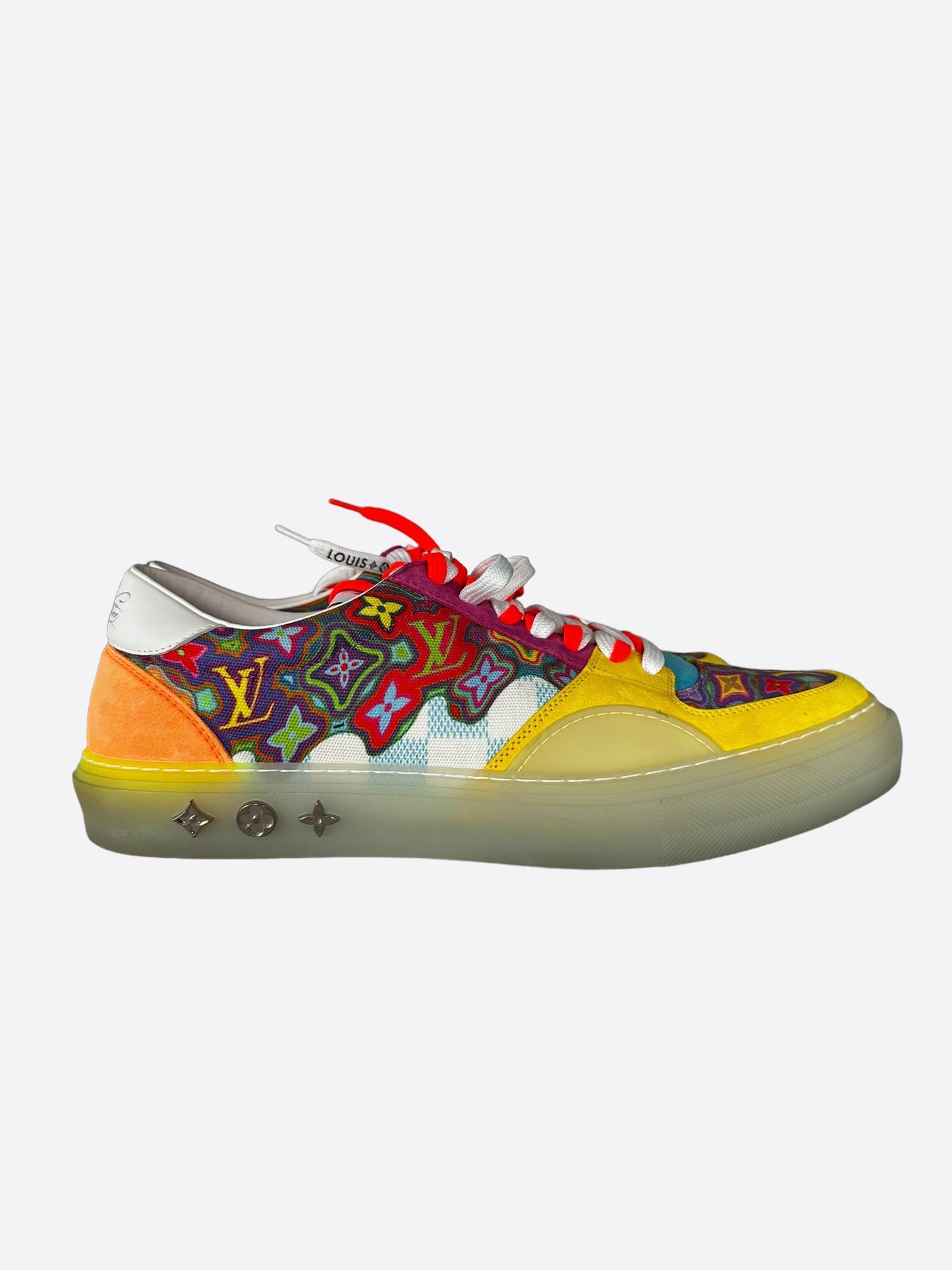 Louis Vuitton Orange Psychedelic Monogram Ollie Sneakers