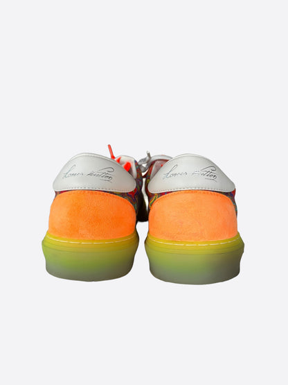 Louis Vuitton Orange Psychedelic Monogram Ollie Sneakers