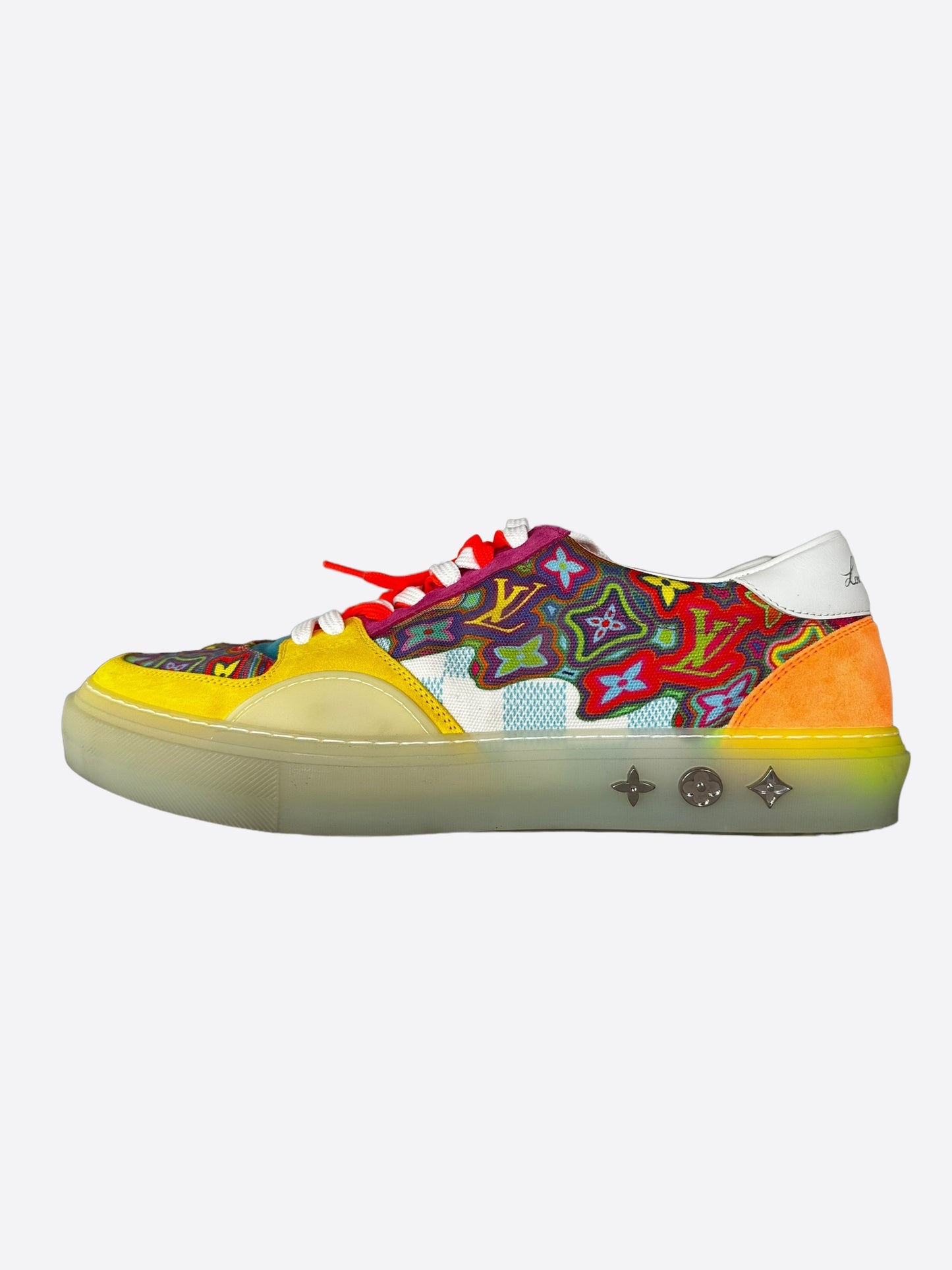 Louis Vuitton Orange Psychedelic Monogram Ollie Sneakers