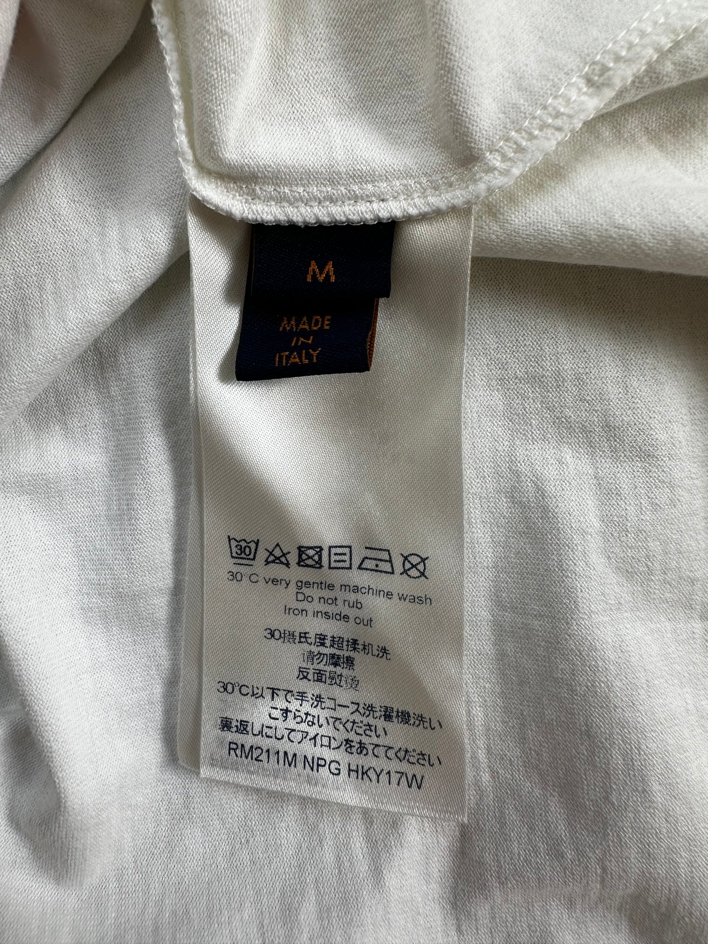 Louis Vuitton White Multicolor Pastel Monogram T-Shirt