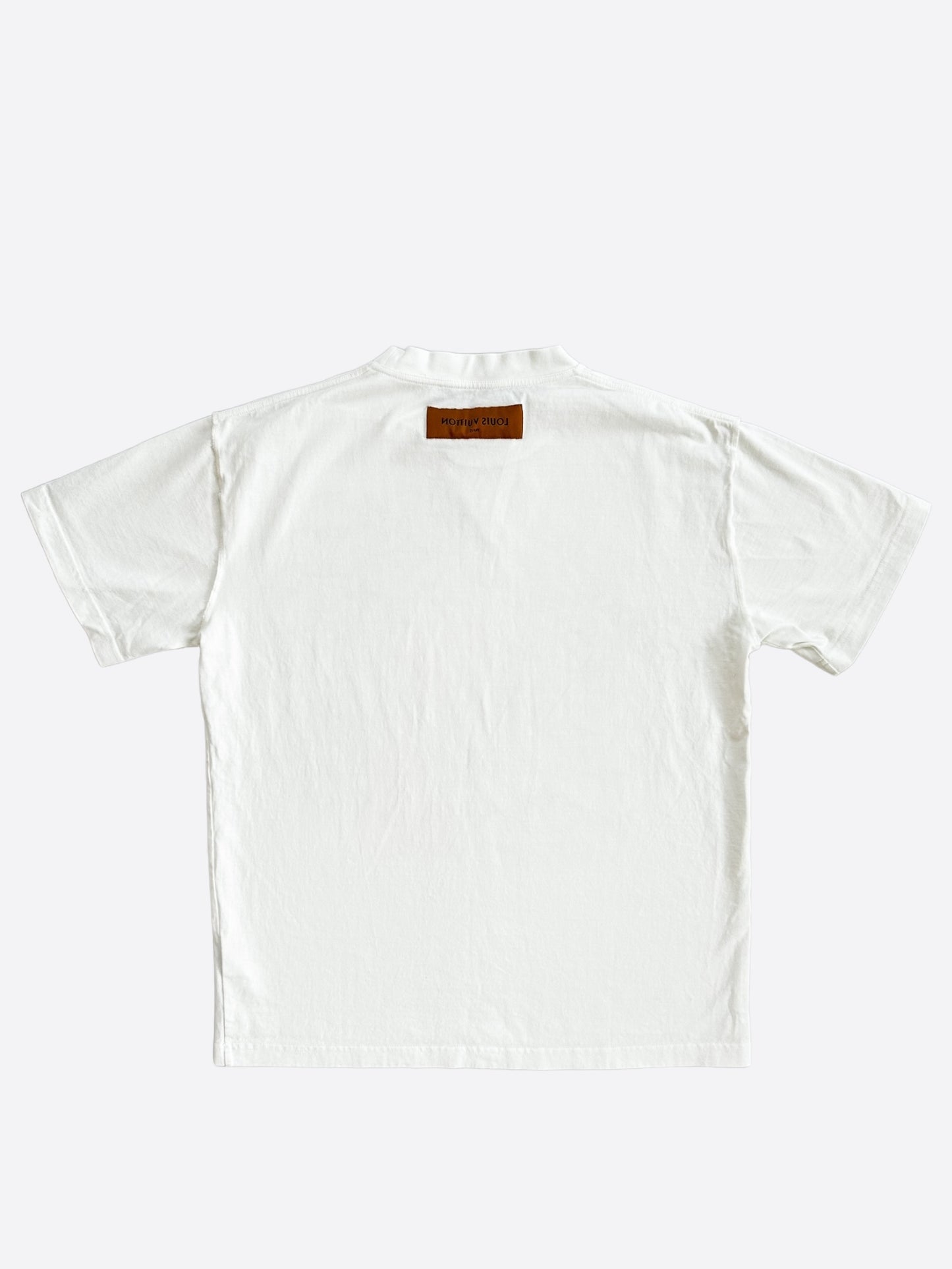 Louis Vuitton White Multicolor Pastel Monogram T-Shirt