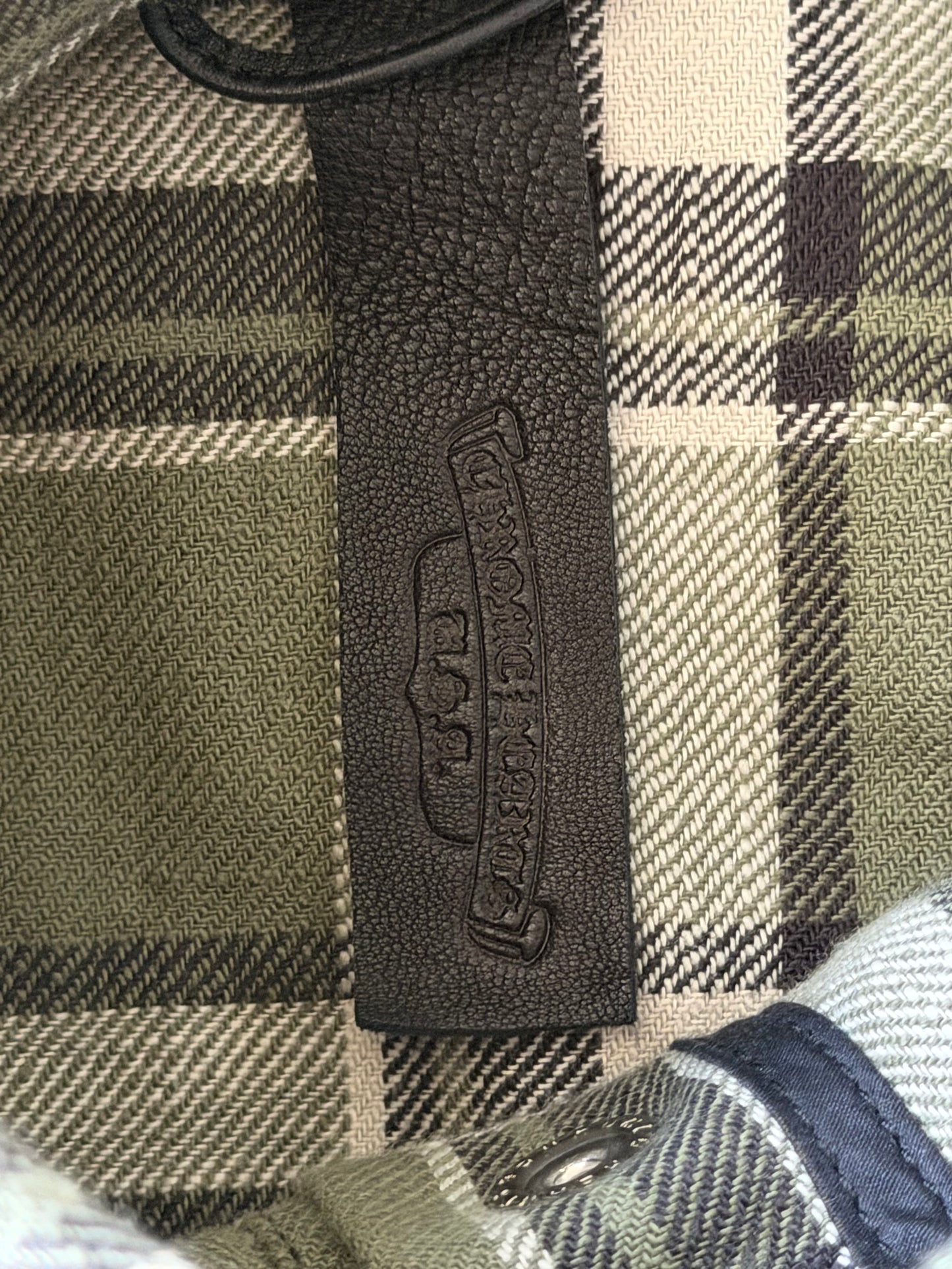 Chrome Hearts Green & Purple Plaid Women's Flannel
