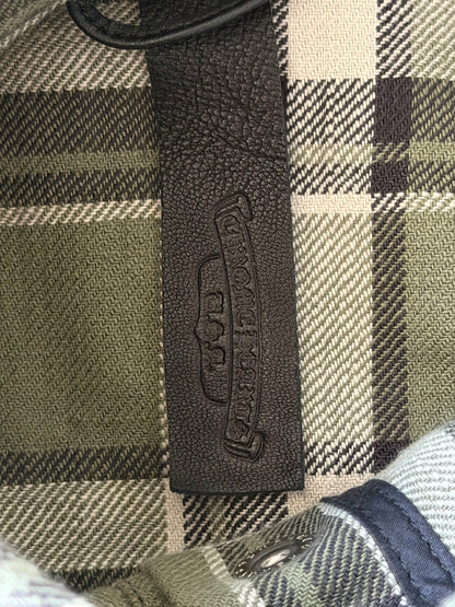 Chrome Hearts Green & Purple Plaid Women's Flannel