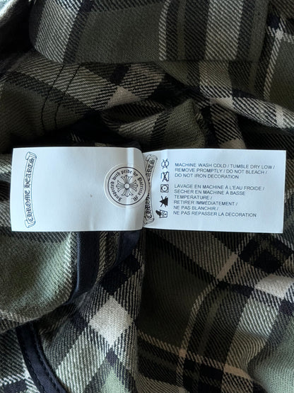 Chrome Hearts Green & Purple Plaid Women's Flannel