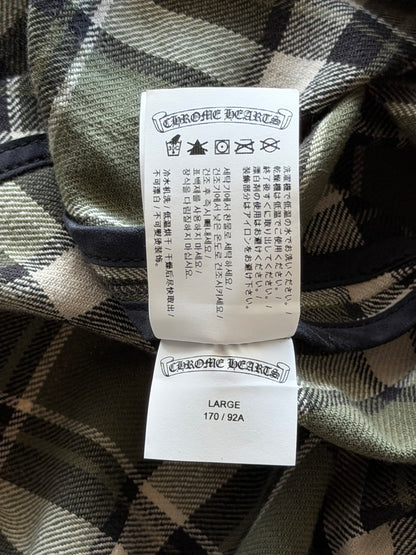 Chrome Hearts Green & Purple Plaid Women's Flannel