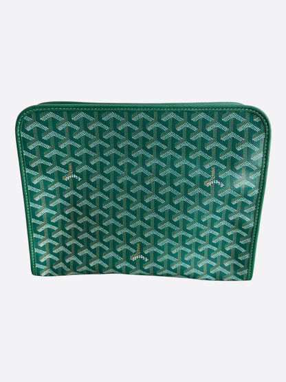 Goyard Green Jouvence GM Toiletry Bag