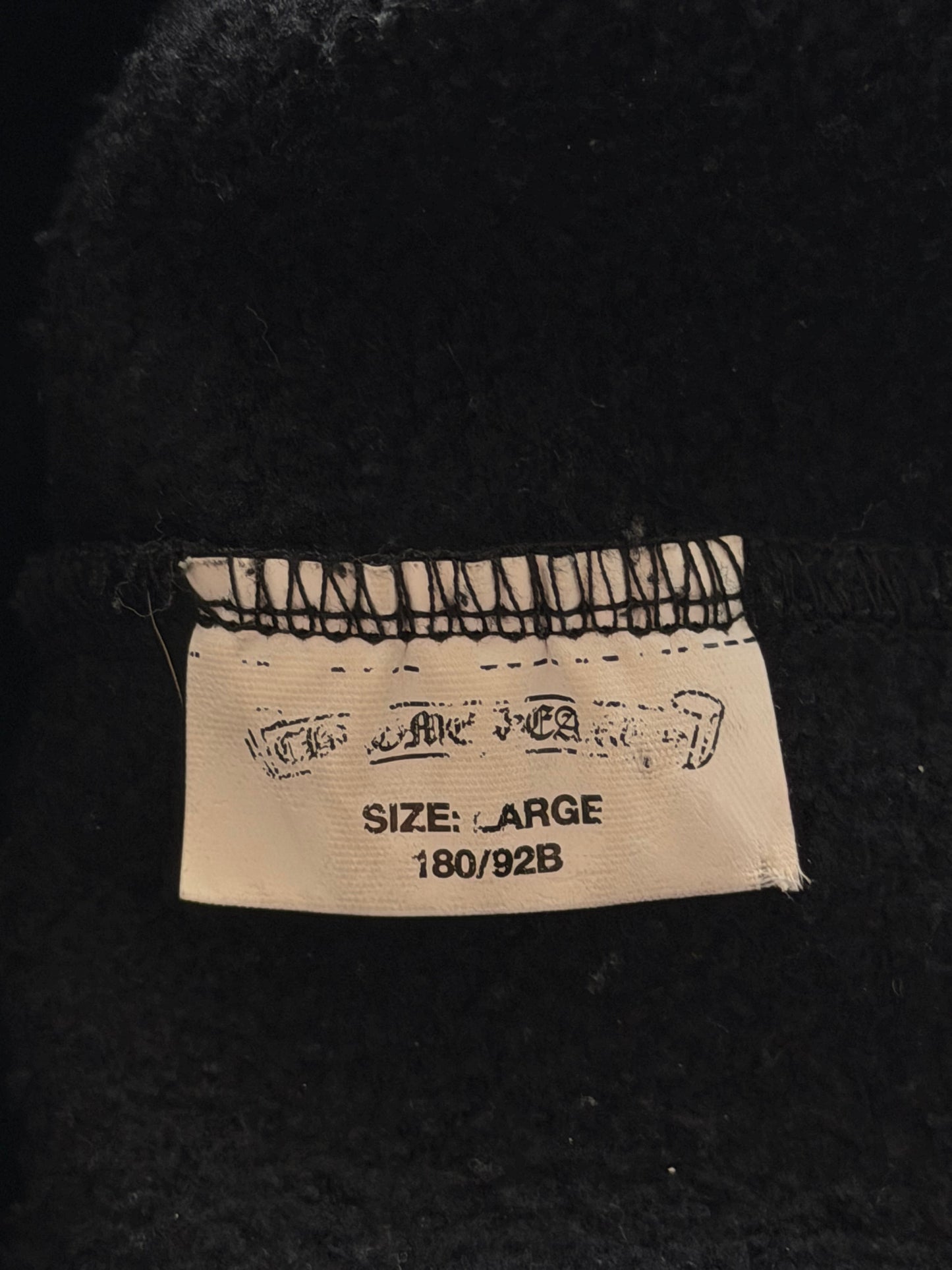 Chrome Hearts Matty Boy Black & Red Horseshoe Chomper Hoodie