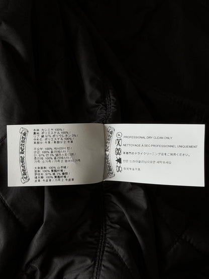 Chrome Hearts Black & White Chicken Varsity Jacket