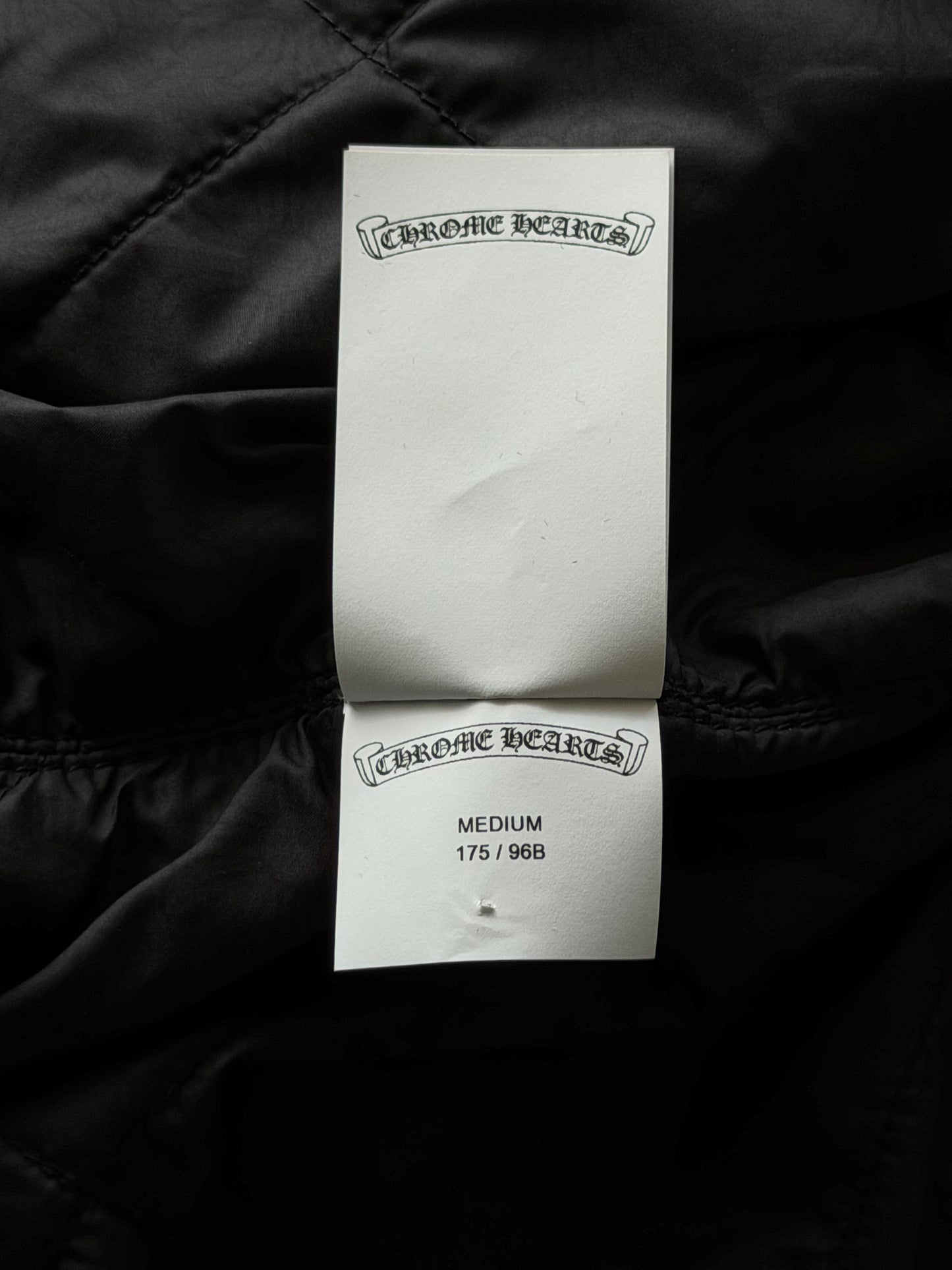 Chrome Hearts Black & White Chicken Varsity Jacket