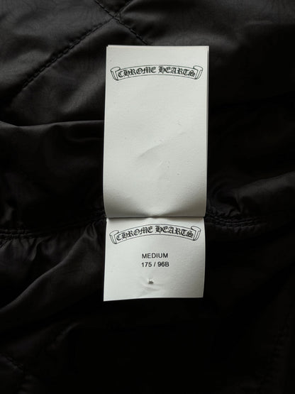 Chrome Hearts Black & White Chicken Varsity Jacket