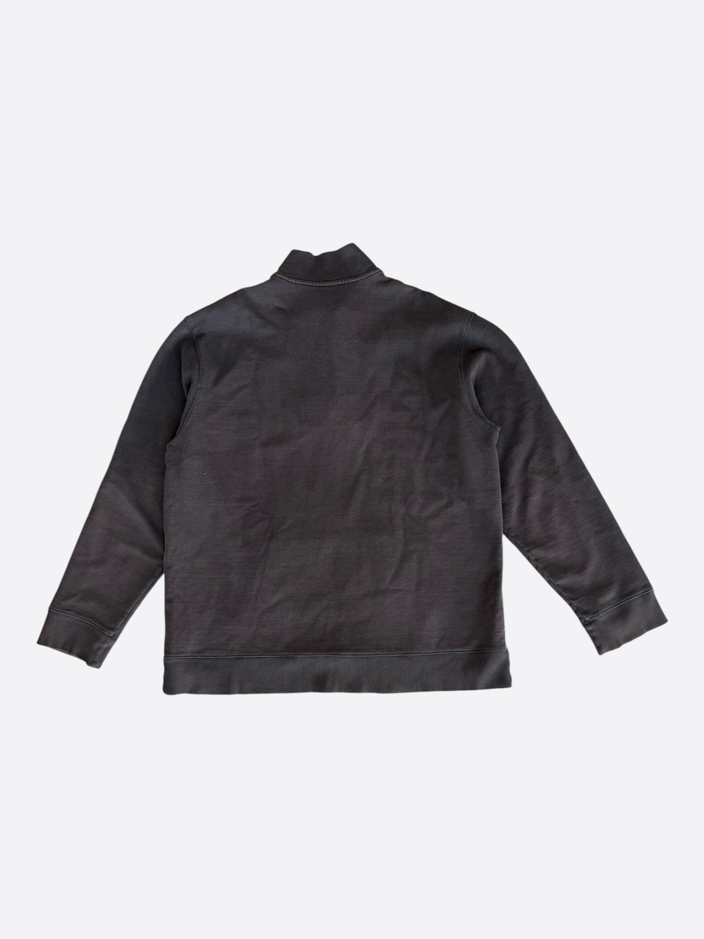Chrome Hearts Black Script Logo Embroidered Quarter Zip Sweater