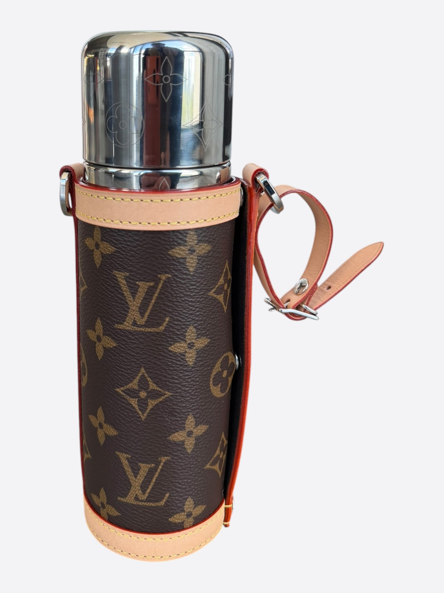 Louis Vuitton Brown Monogram Flask Holder