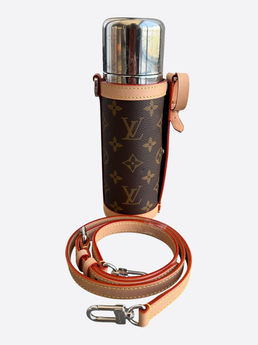 Louis Vuitton Brown Monogram Flask Holder