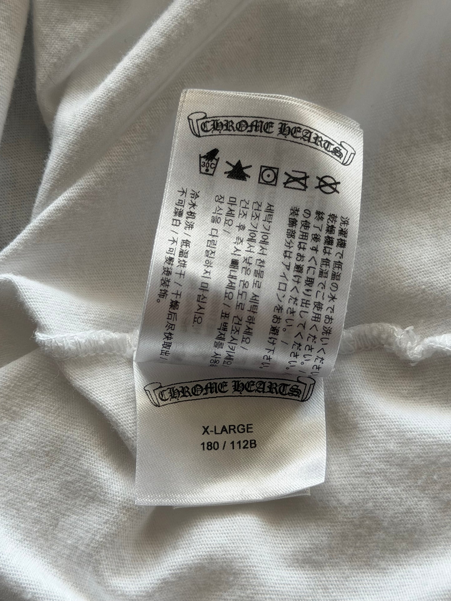 Chrome Hearts White & Pink Made In Hollywood Longsleeve T-Shirt
