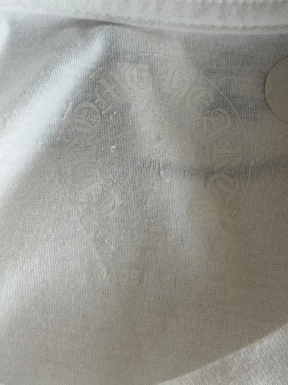 Chrome Hearts White & Black Miami Exclusive Horseshoe Logo T-Shirt