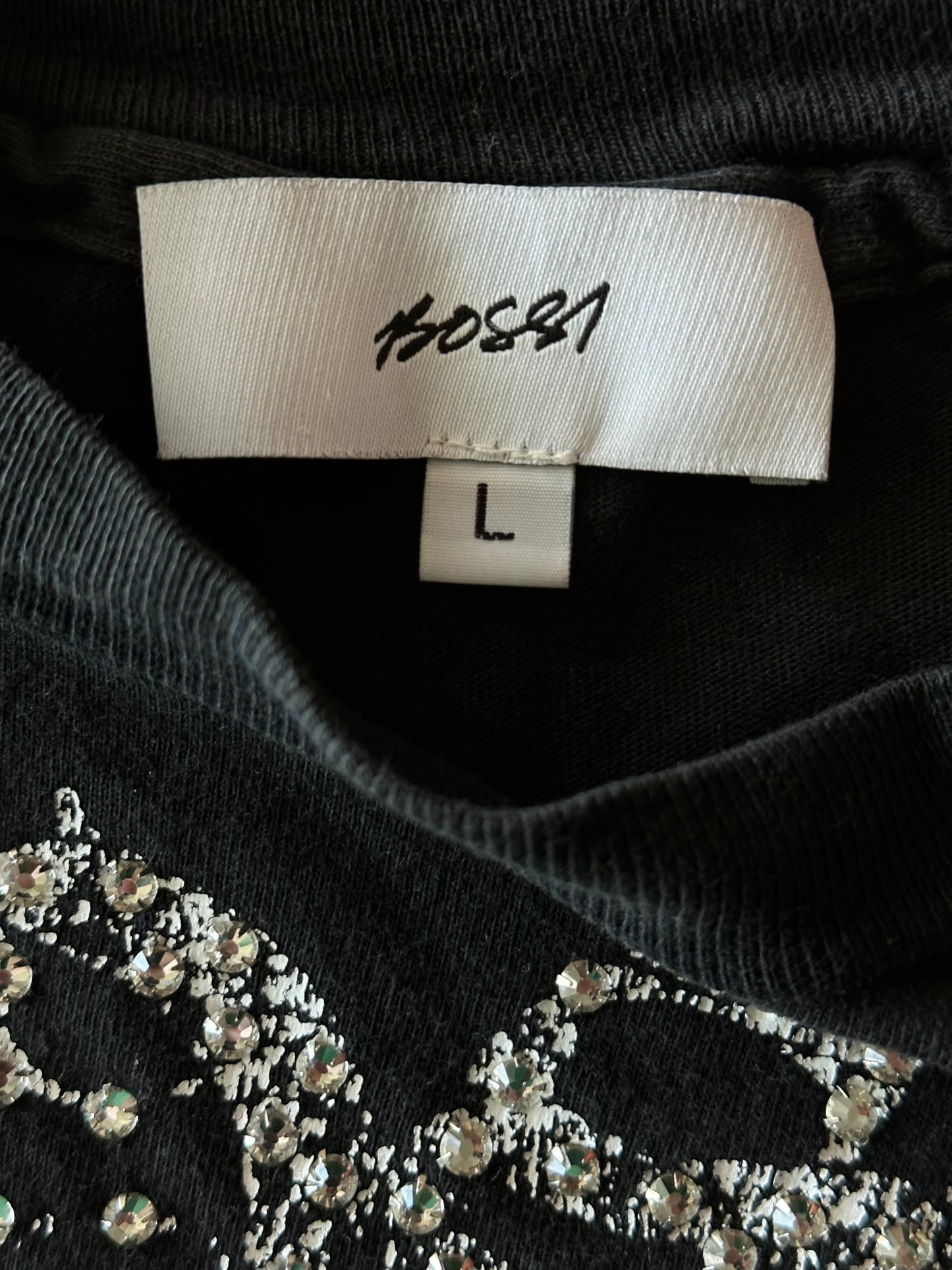 Bossi Vintage Harley Davison Rhinestone Embellished T-Shirt