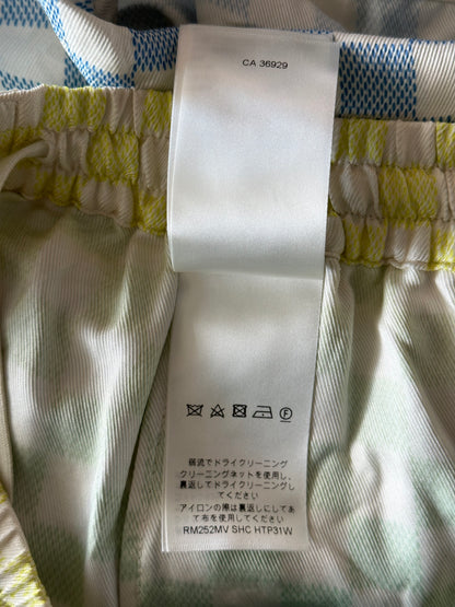 Louis Vuitton Multicolor Gradient Damier Silk Shorts