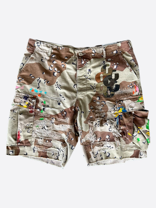 Gallery Dept Desert Camouflage G Patch Cargo Shorts