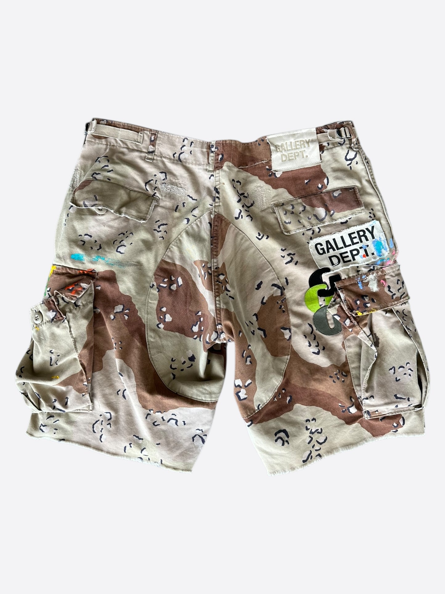 Gallery Dept Desert Camouflage G Patch Cargo Shorts
