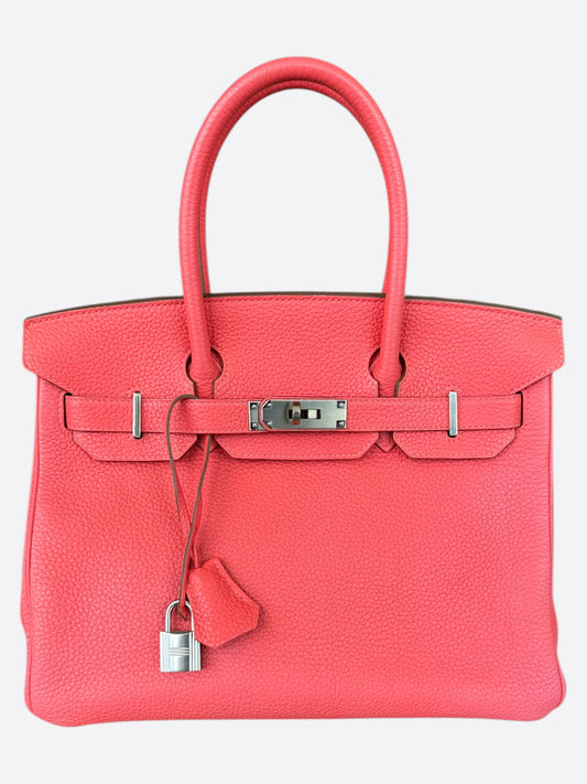 Hermes Rose Pink Togo Birkin 30