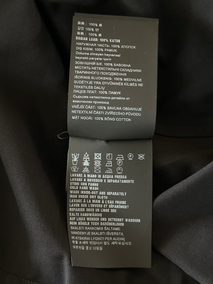 Prada Black Camouflage Split Button Up Shirt