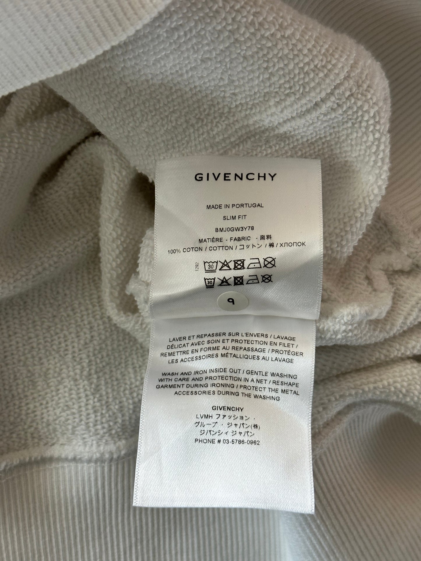 Givenchy White & Multicolor Crayon Logo Hoodie