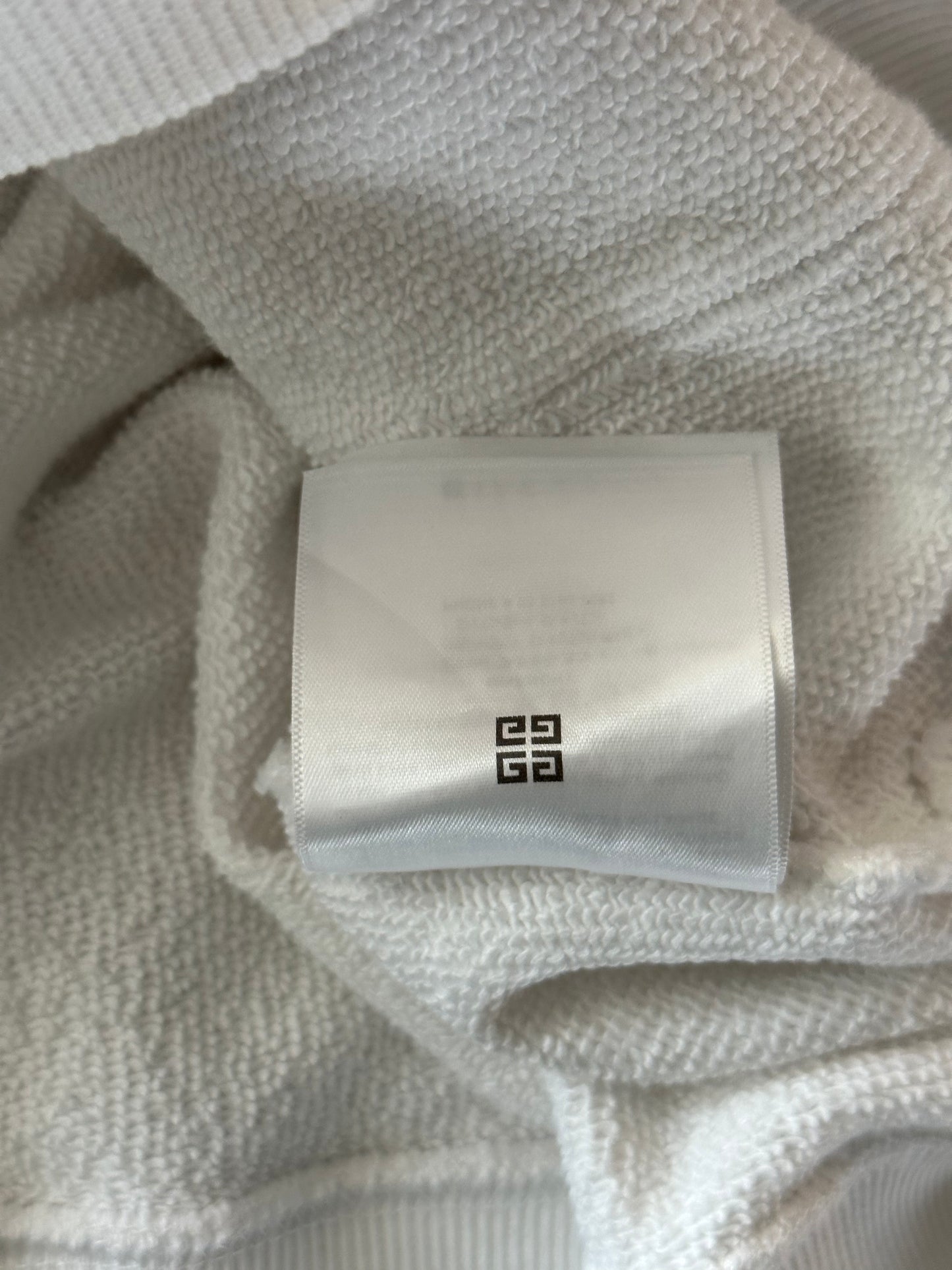 Givenchy White & Multicolor Crayon Logo Hoodie