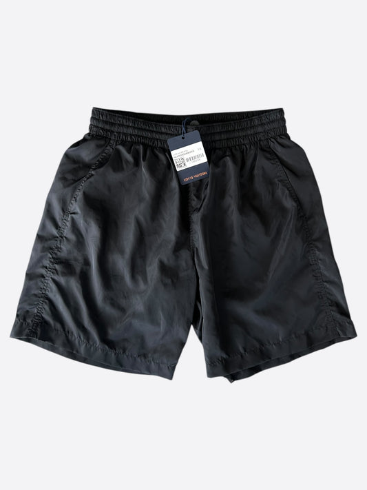 Louis Vuitton Black Water Activated Monogram Swim Shorts