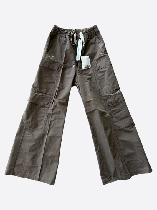 Rick Owens Dust Brown Cargo bela Wide Pants