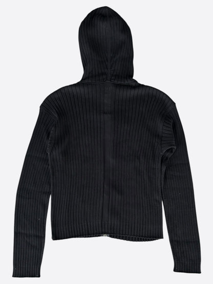 Rick Owens Black Hollywood Zip Up Hoodie