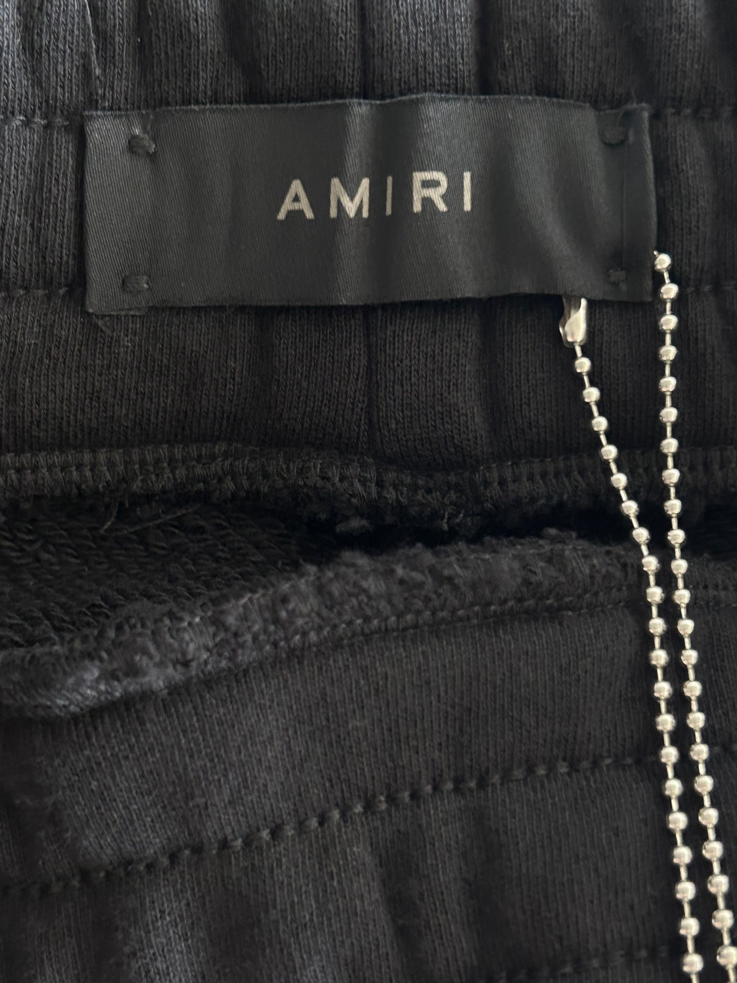 Amiri Black & White Core Logo Shorts