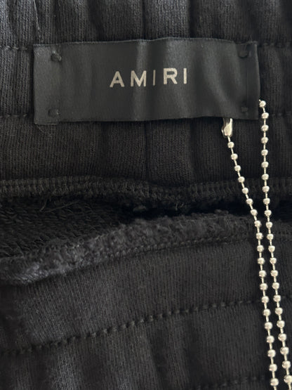 Amiri Black & White Core Logo Shorts