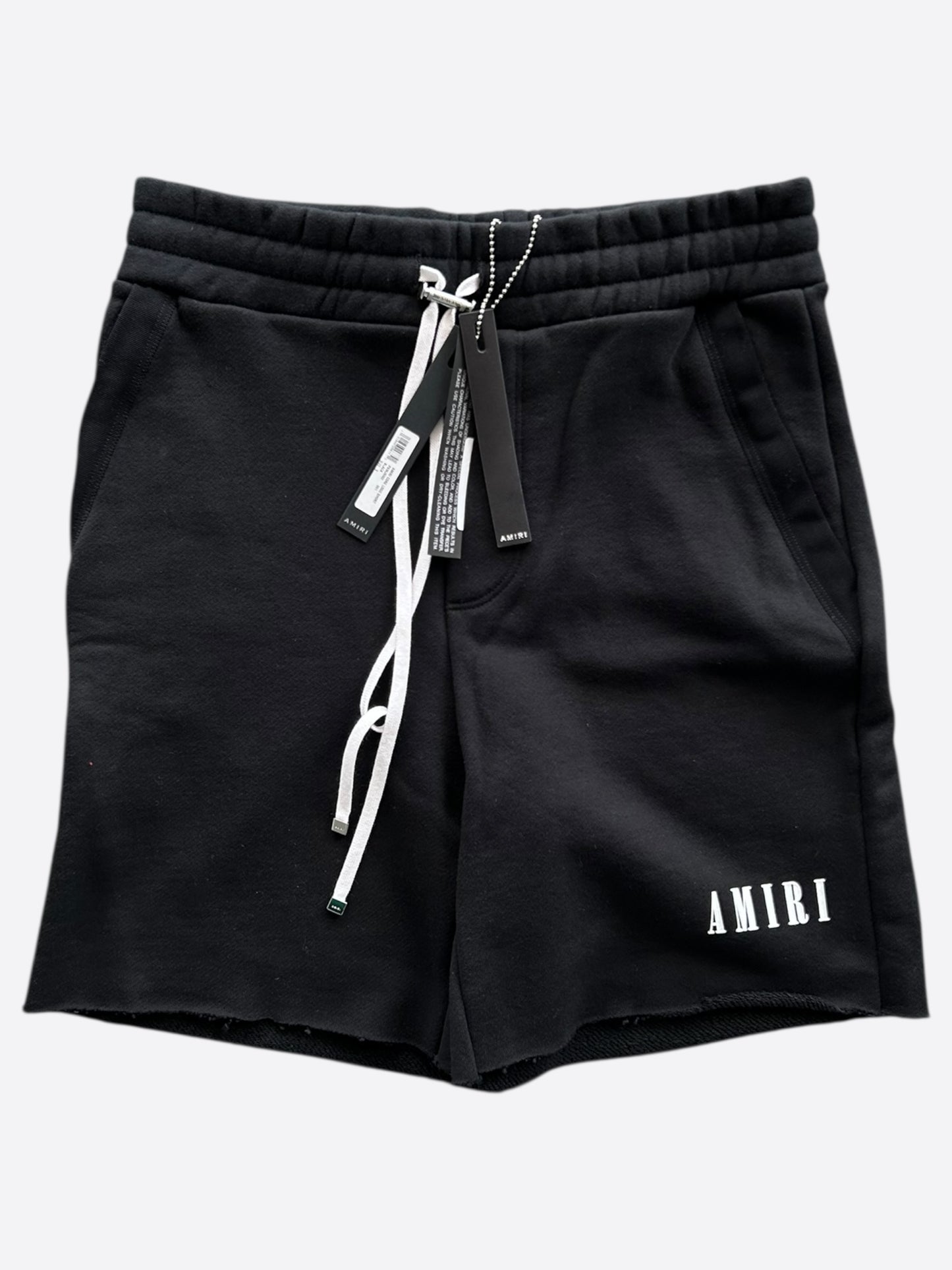 Amiri Black & White Core Logo Shorts