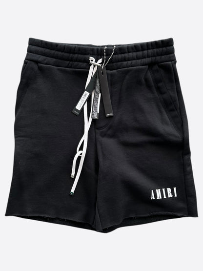 Amiri Black & White Core Logo Shorts