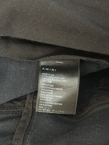 Amiri Aged Black & Blue Patch MX1 Jeans