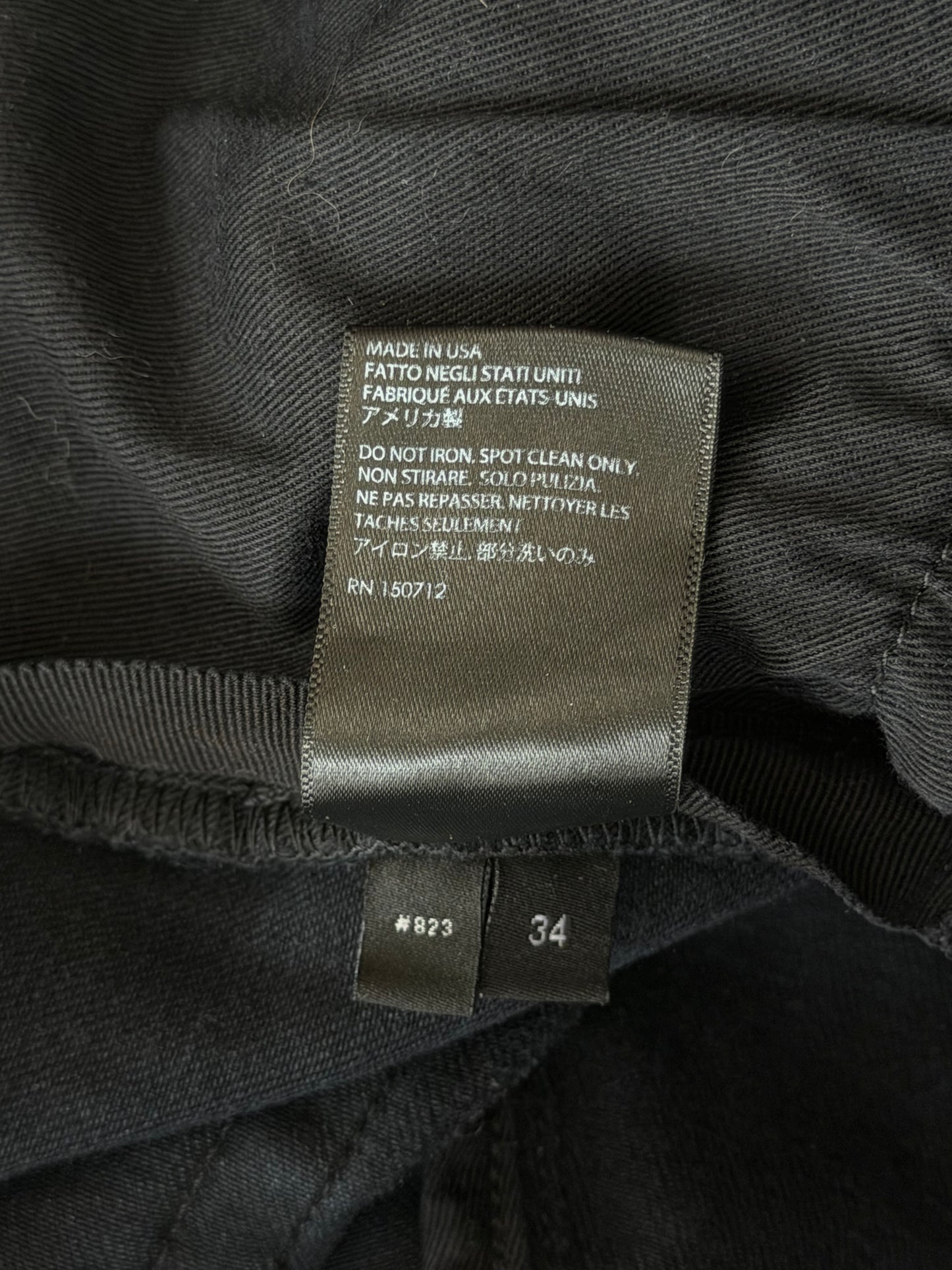 Amiri Aged Black & Cracked Pink Patch MX1 Jeans