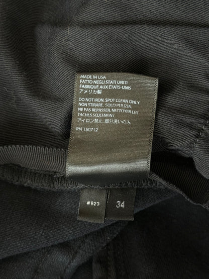 Amiri Aged Black & Cracked Pink Patch MX1 Jeans