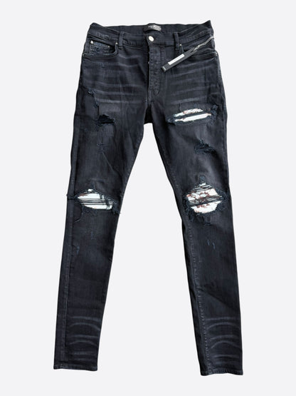 Amiri Aged Black & Marble Patch MX1 Jeans