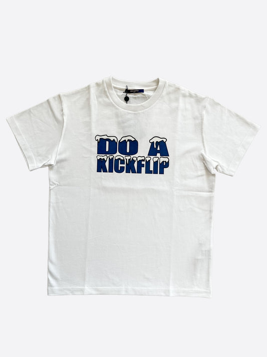 Louis Vuitton White Do A Kickflip T-Shirt