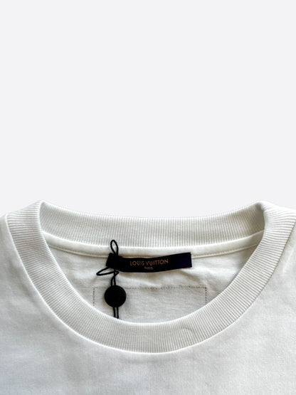 Louis Vuitton White Do A Kickflip T-Shirt