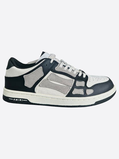 Amiri Black & White Skeleton Low Top Sneakers