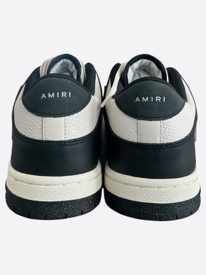 Amiri Black & White Skeleton Low Top Sneakers