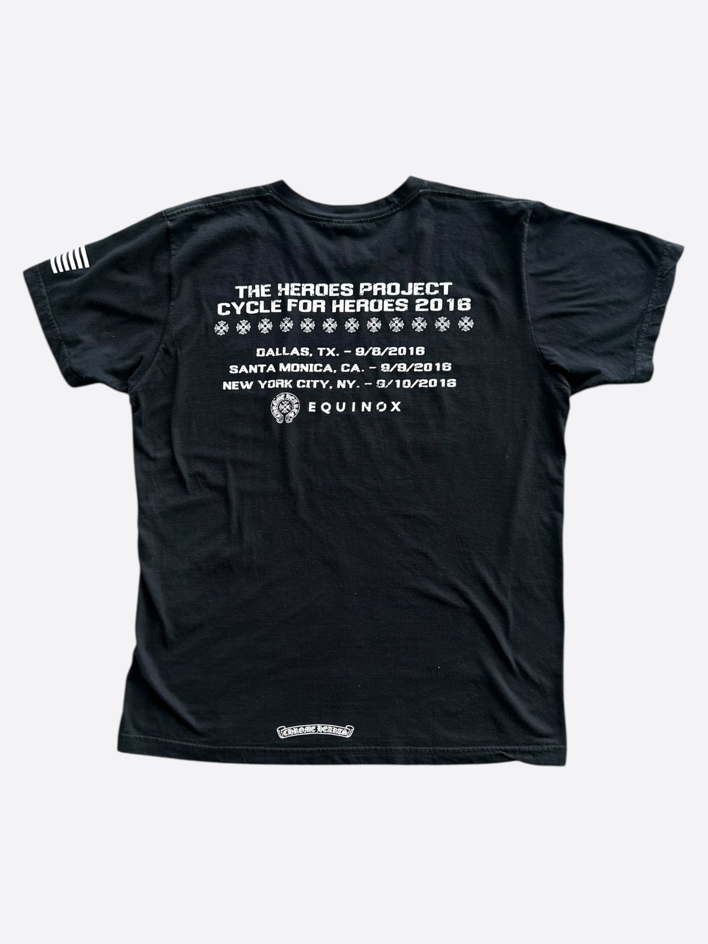 Chrome Hearts Black & White Heroes Project T-Shirt
